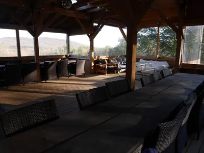 Espace de vie rustique